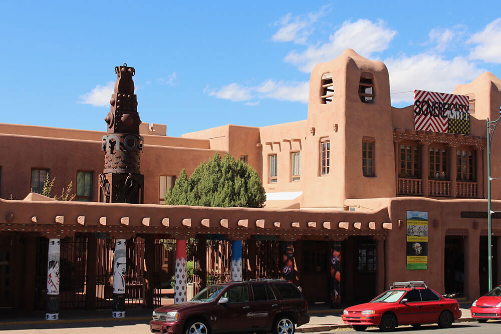 Historic building in Santa Fe, New Mexico