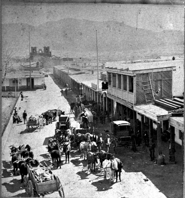 Freight wagons on San Francisco street